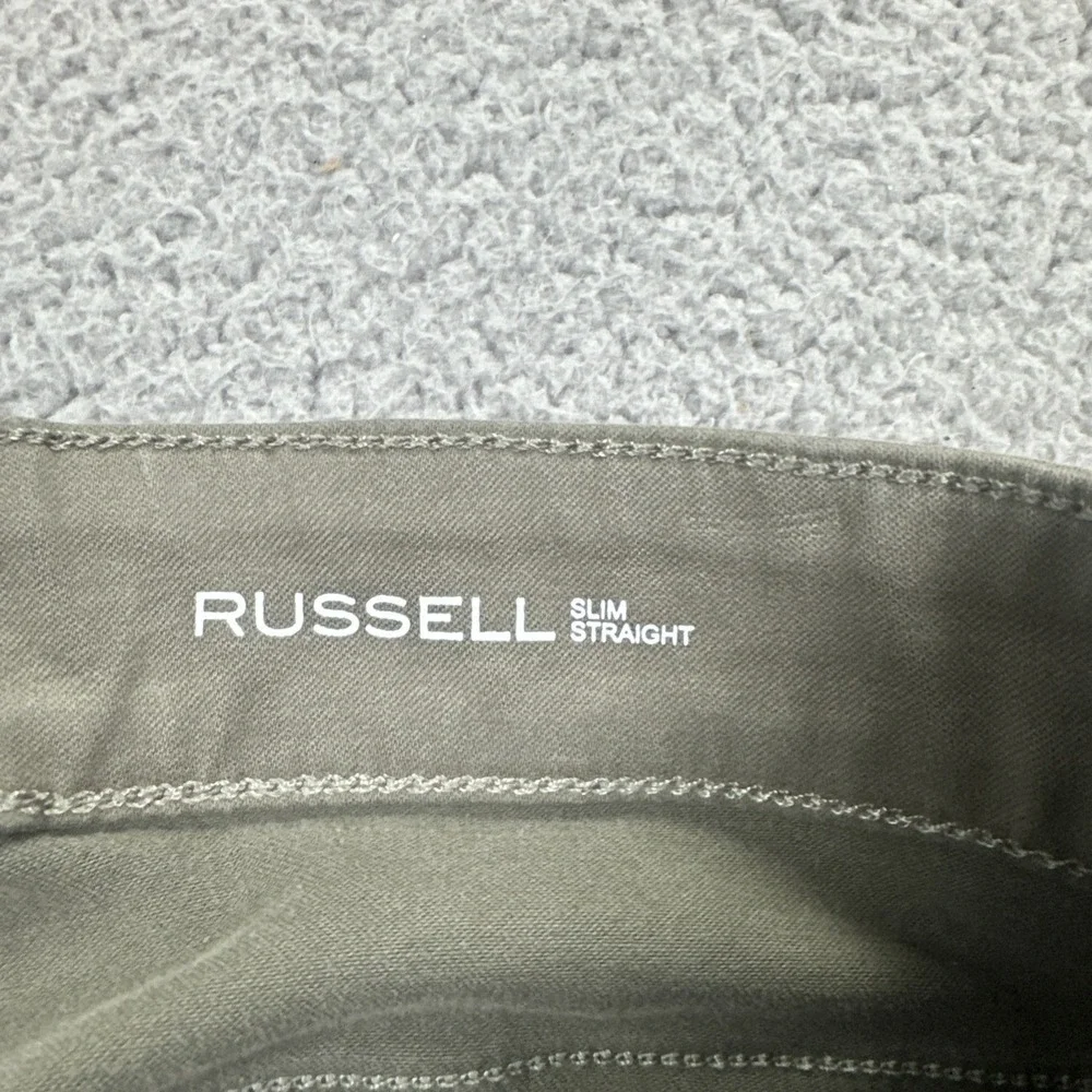 NWT DL 1961 Russell Slim Straight Pants Men 38x34 Palm Smart Denim XTwill